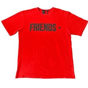 Vlone Friends Red & Black T-shirt